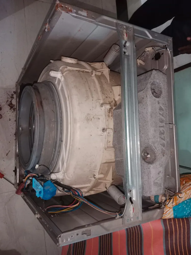 Front Load Drum & Motor Overhaul - Air Cool Service Nashik